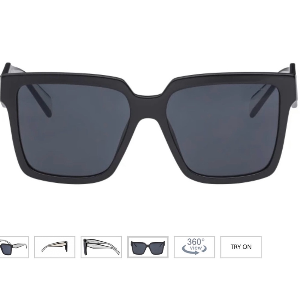 Prada Black and Gray Sunglasses - Picture 4 of 4